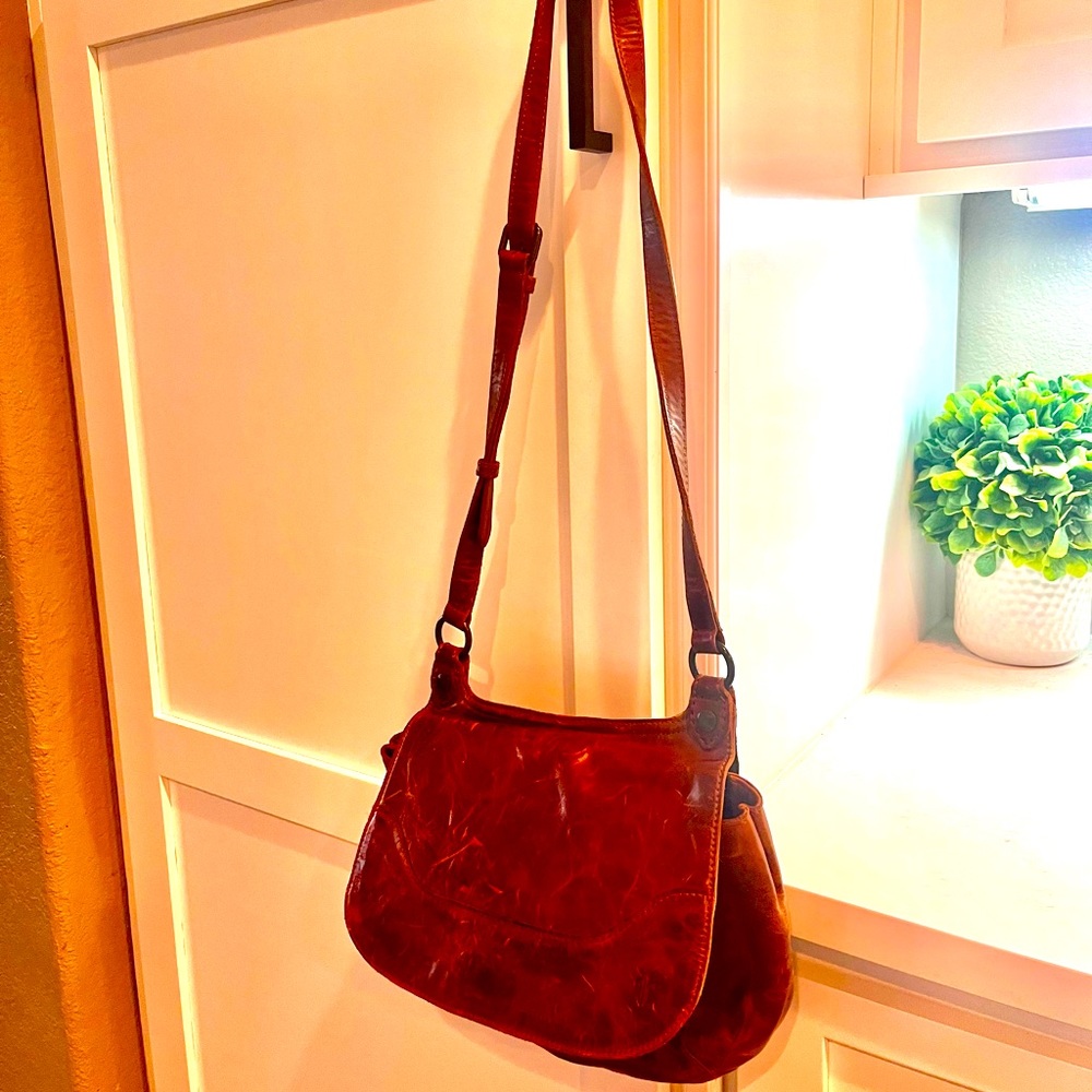Frye bag. 12x 9. Brown. beautiful bag